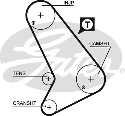 Timing belt for - belt, ford