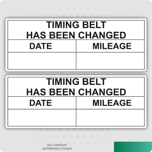 Timing belt has been - 2,