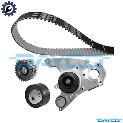 Water pump timing belt kit - belt,