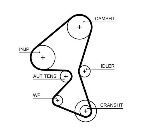 Timing belt cam fits - timing, ford