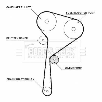 Borg beck btw1048 water pump - borg,